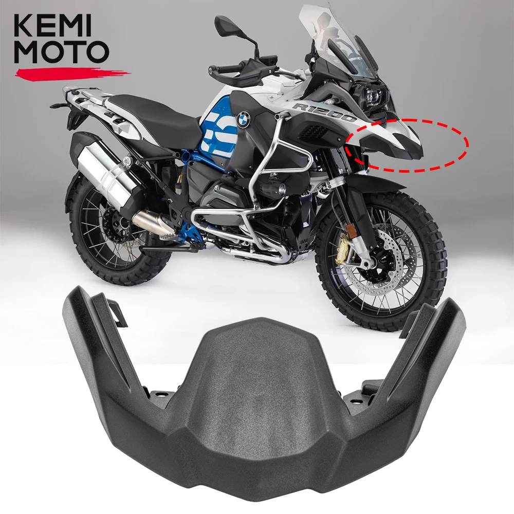 

For BMW R1200/ADV R1250/ADV 2018 Front Fender Beak Extension Extender Wheel Covers Cowl Motorcycle Equipments R 1250 KEMiMOTO