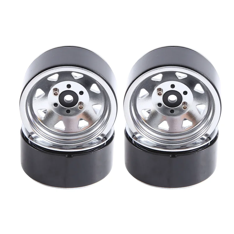 

Yd-4PCS 1,9-дюймовый металлический обод ступицы колеса с бисером для 1/10 RC гусеничного автомобиля TRX4 Axial SCX10 90046 AXI03007 Redcat Gen8, серебряный аксессуар