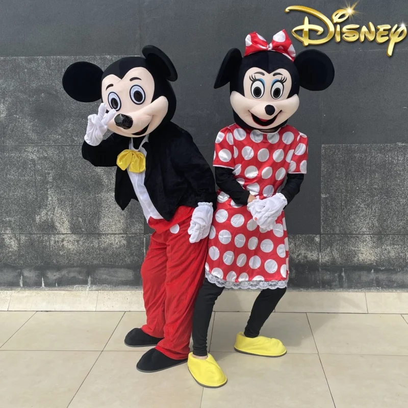 

Customized Disney Mickey Minnie Mouse Mascot Set Classic Cartoon Characters Advertising Event Party Adult Costume Large Mascot