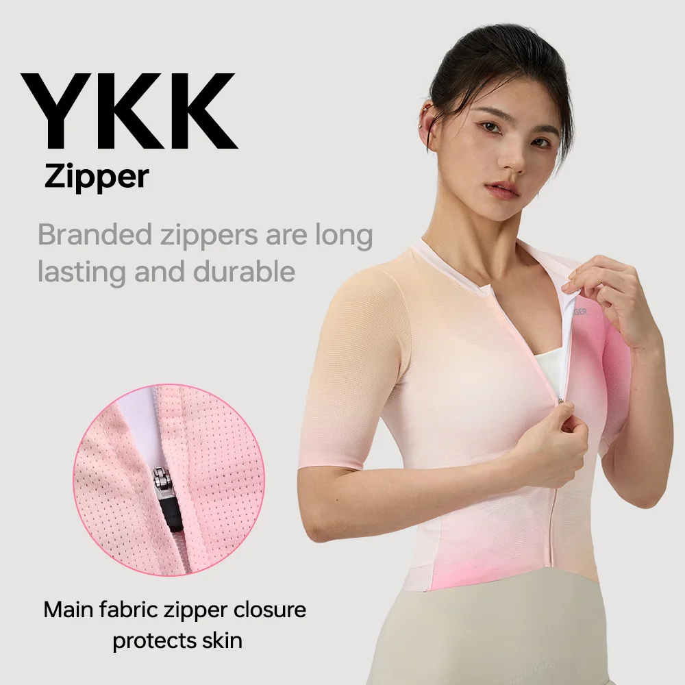 

X-TIGER Women's Cycling Jersey Sports MTB Cycling Short Sleeve breathable Anti-UV Bicycle Jersey Female Clothing Pro Cropped