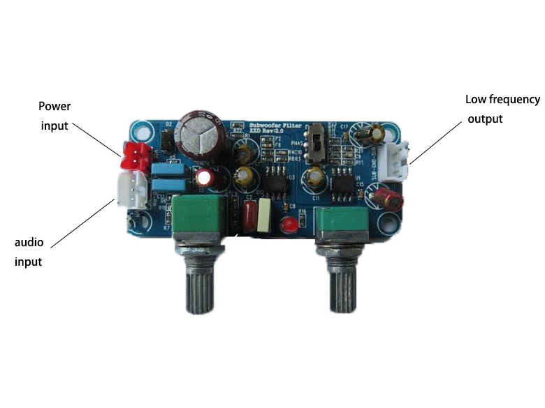 DC 9V-32V DC Single Supply Low Pass Filter Boards Power Filters for Audio Amplifiers Speakers