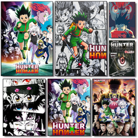 Anime H-Hunter x hunter Poster HD art sticky wall waterproof home living room bedroom bar aesthetic decoration