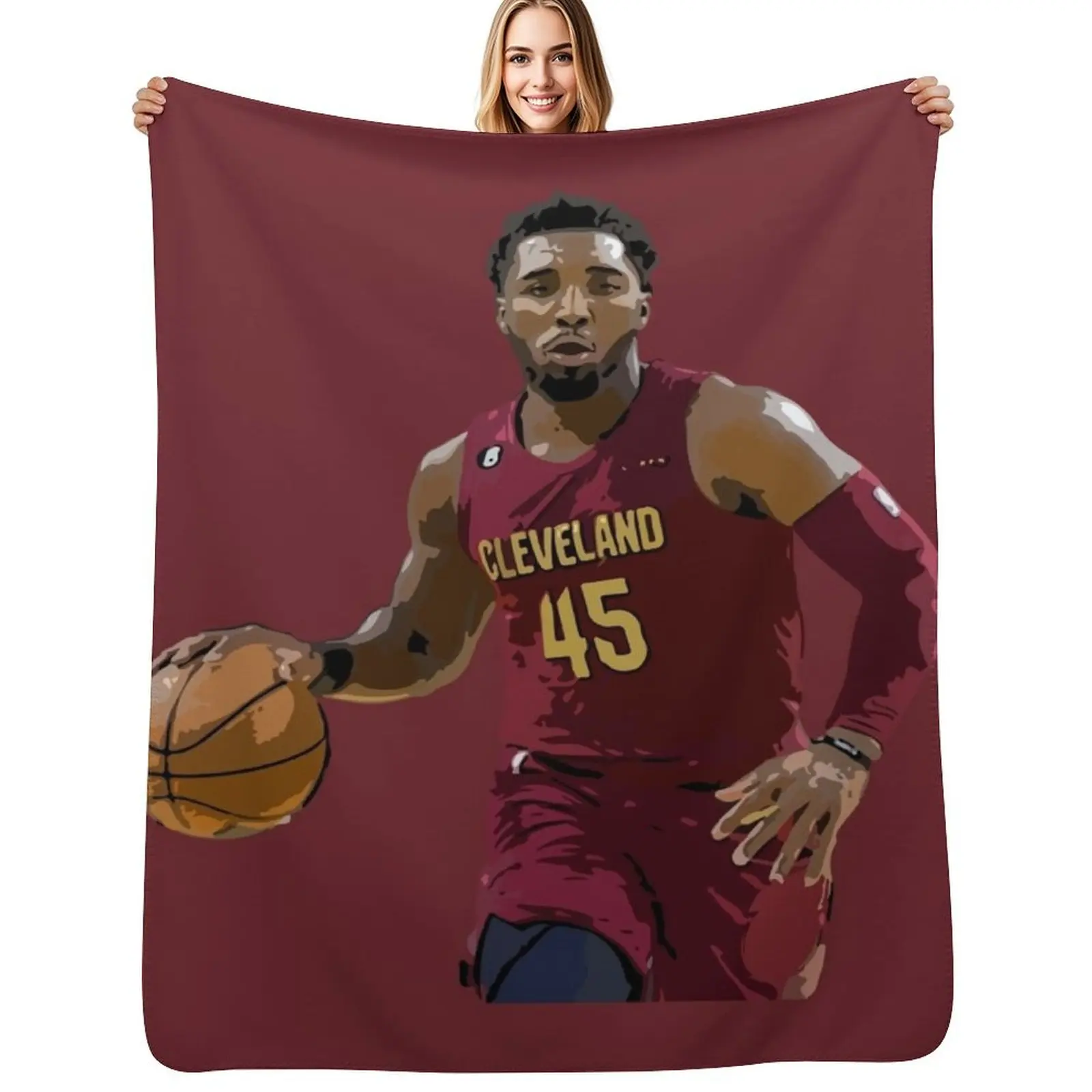 

Donovan Mitchell Throw Blanket Spring Fall Cozy Throw Blanket for Couch