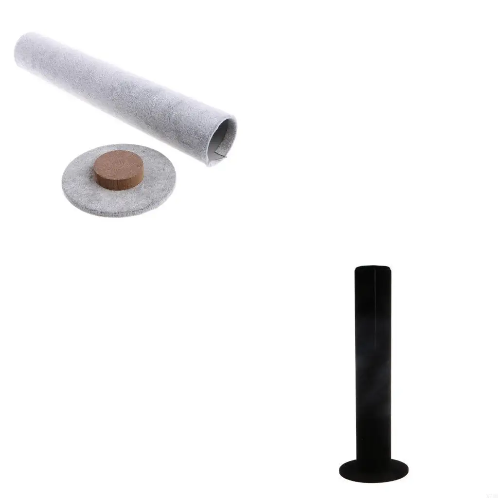 

Модный Т-образный дисплей-органайзер, держатель для часов, браслет, черный бархат, домашний