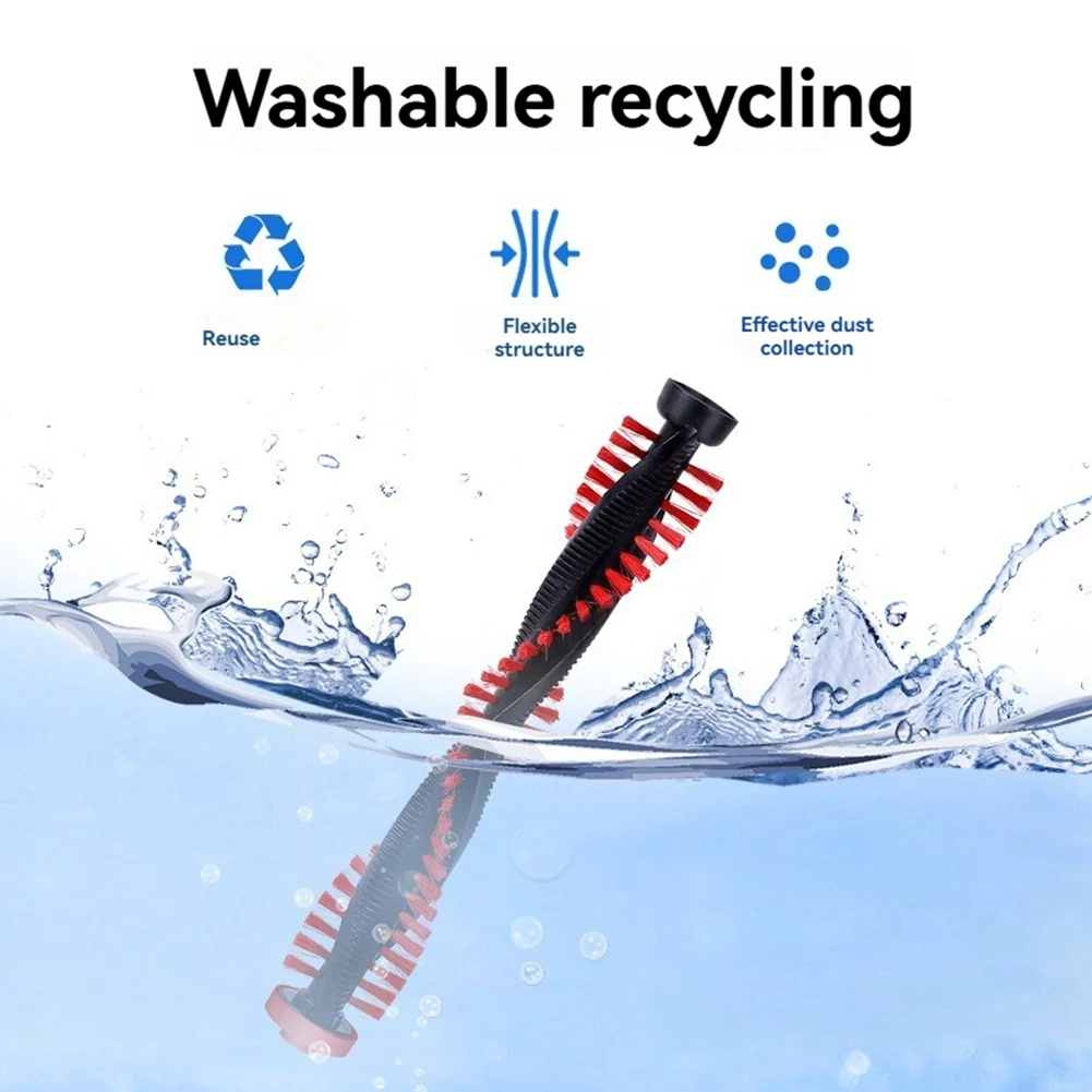 BRC Hair-Breaking Function Floor Brush for Electrolux WELLQ6 WQ61 WQ71 WQ81 WQ9 Vacuum Cleaner Square Head Roller BrushM14K