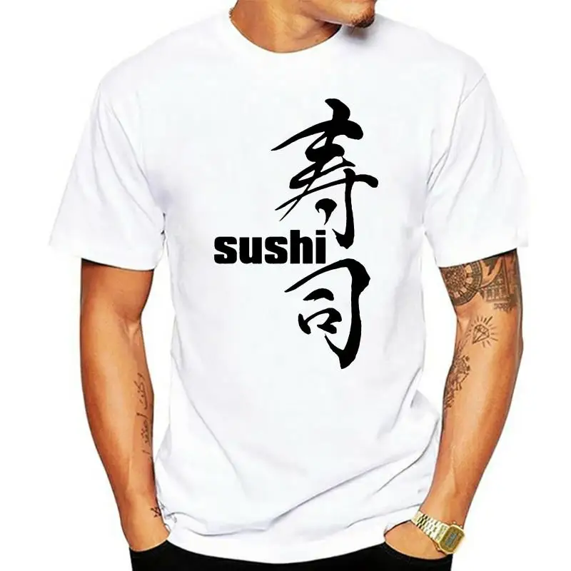 

WEELSGAO Hot Sale Sushi T Shirt Man Short Sleeve T-shirt Adult Cotton Tee Shirt Men Crew Neck Nice Tshirt