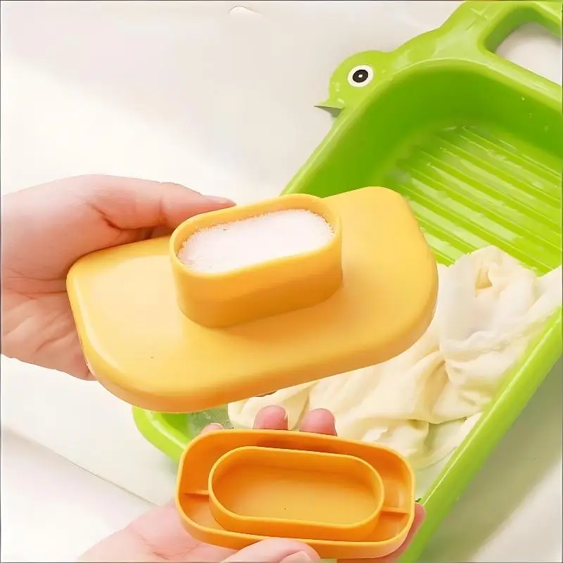 Washboard Household Cartoon Crocodile Roller Dormitory Hand Wash Underwear Multifunctional Non-slip Washing Board