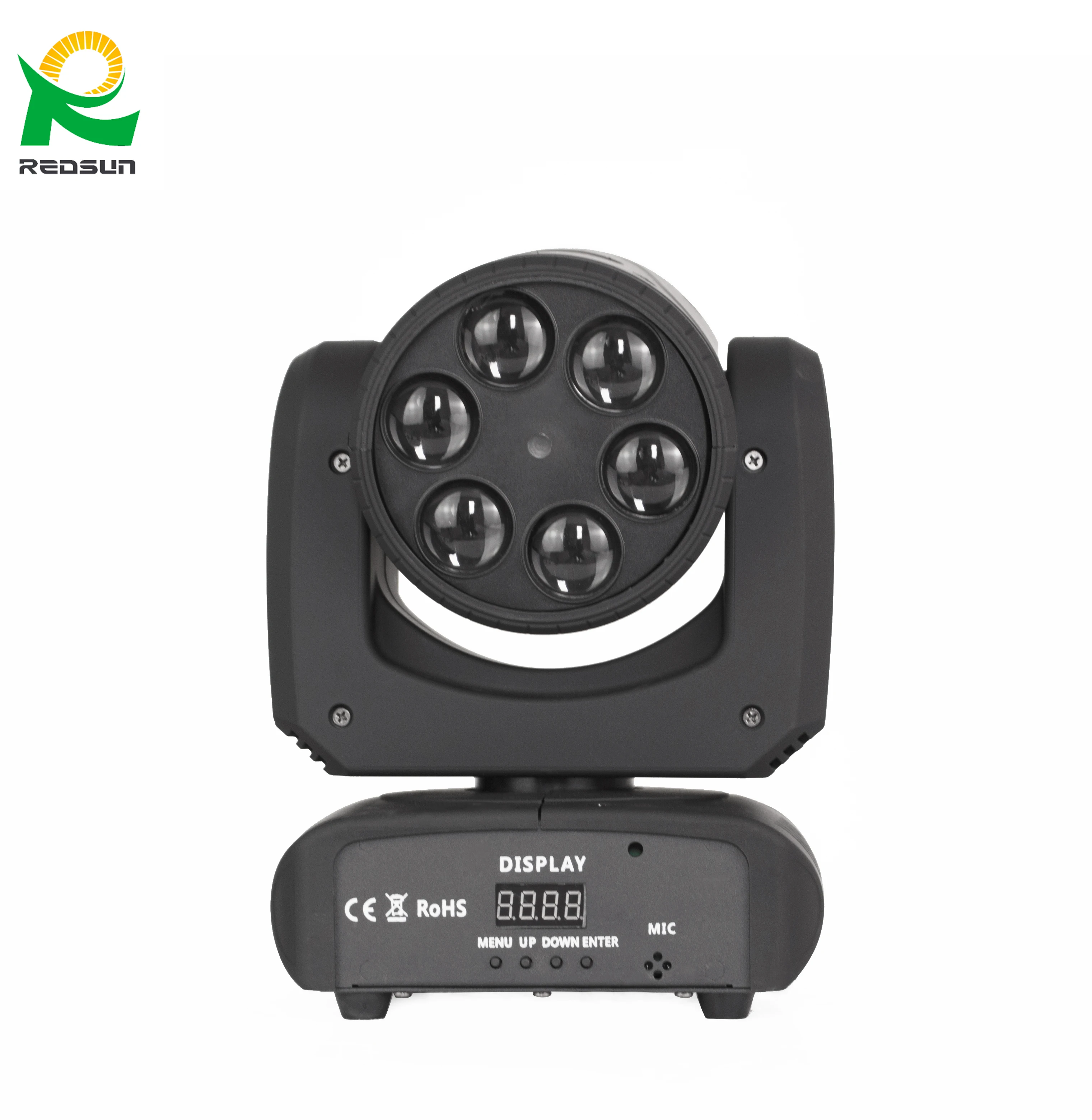 Hot sailing tiny but beautiful DMX512 Six Bee eyes+laser moving head light for disco dj  club wedding party and stage