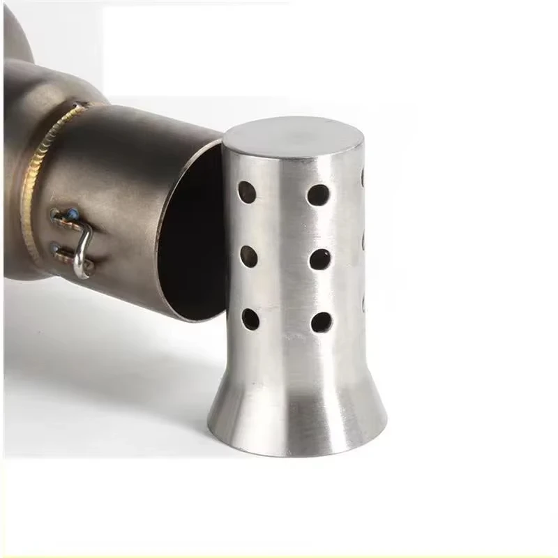 Motorcycle Exhaust Muffler - Stainless Steel Adjustable & Removable Noise Reduction Baffle Insert (Compatible) image 3