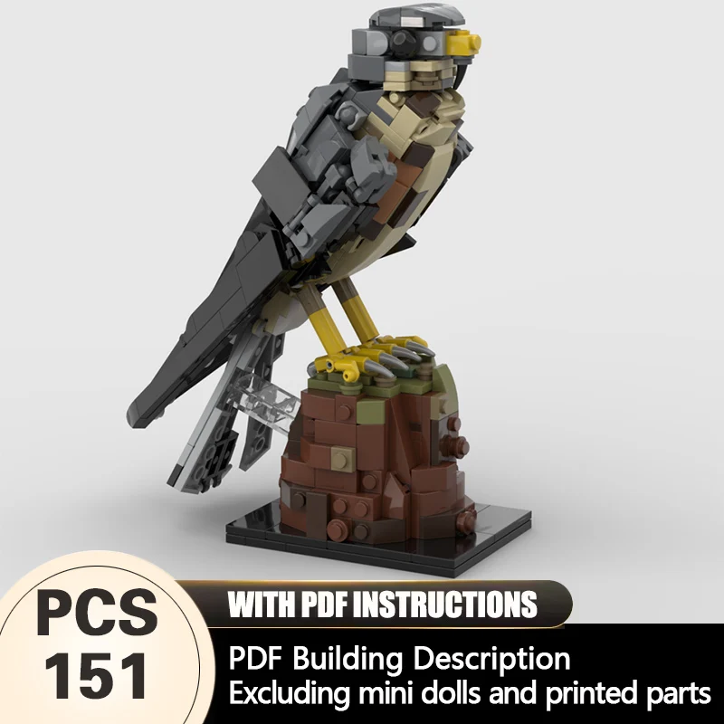 

Creators Animal Series Model MOC Building Bricks Merlin Base Modular Technology Gifts Holiday Assemble Children Toys Suit