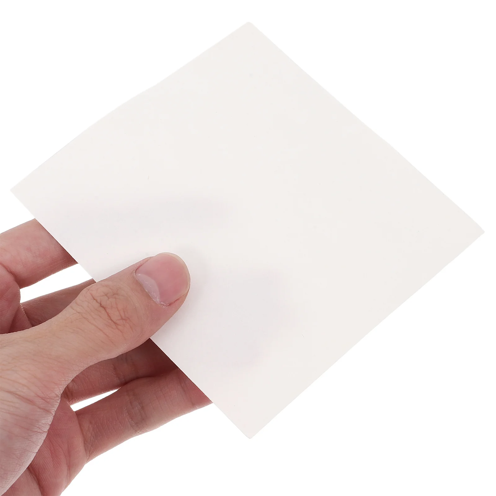 400 szt. Puste karteczki samoprzylepne, kwadratowe notatniki, karteczki do odrywania, do biura, domu, szkoły, kostka do notowania, papier do notatek