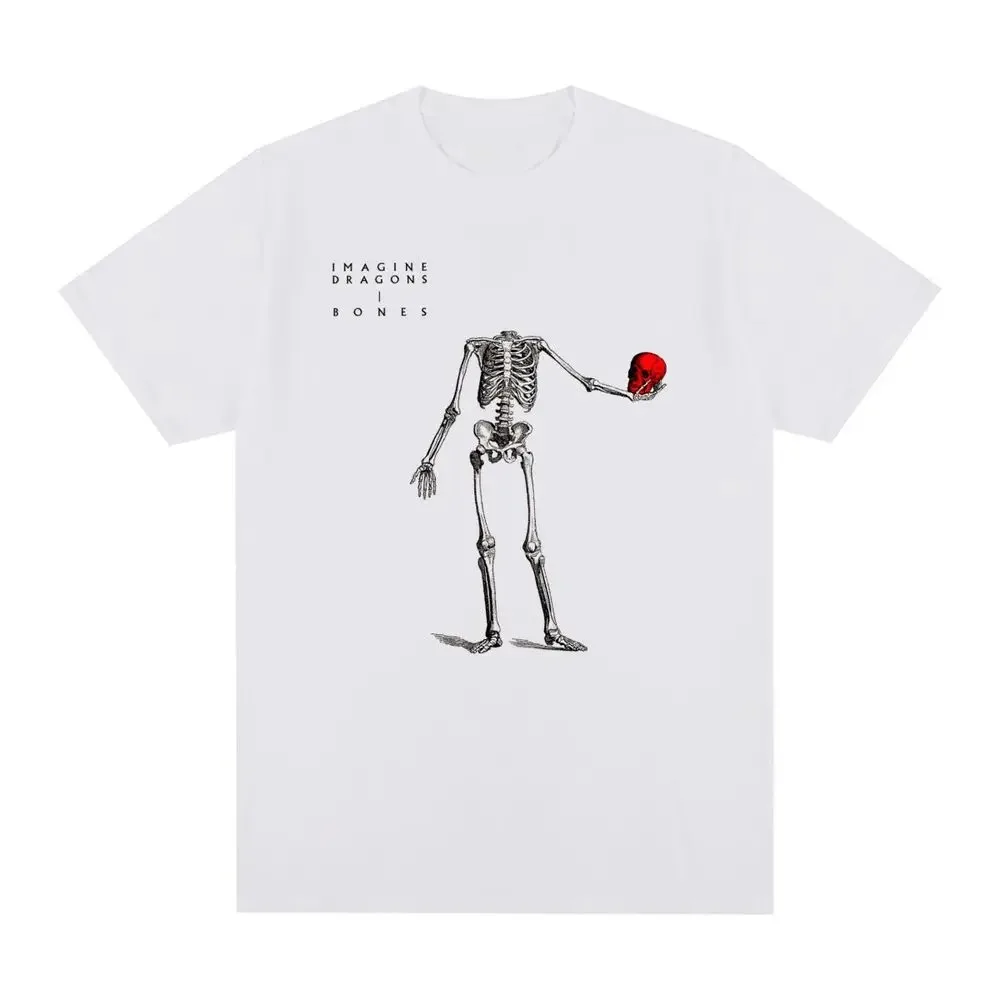 100% Baumwolle T-shirt Vintage Imagine Dragons Gedruckt Rock Band Streetwear T-shirts Harajuku Männer Kurzarm Frau T Tops