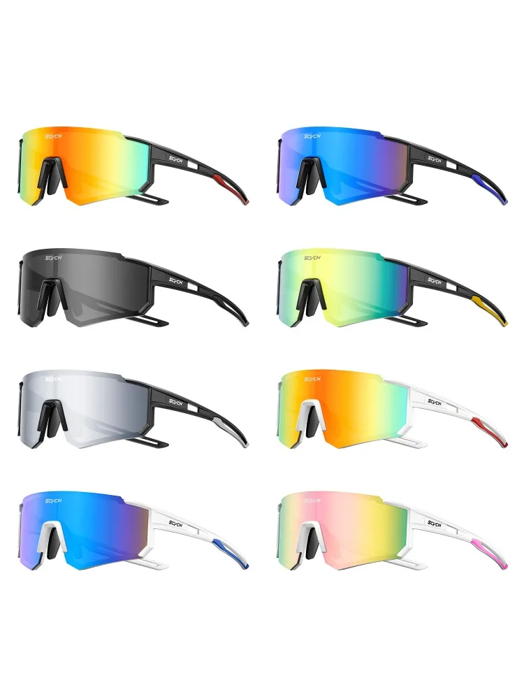 AliExpress 8PACKS SCVCN Outdoor Cycling Sunglasses MTB Road Bike Glasses Sports Mountain Climbing Men Women Bicycle Cycling UV400 Goggles