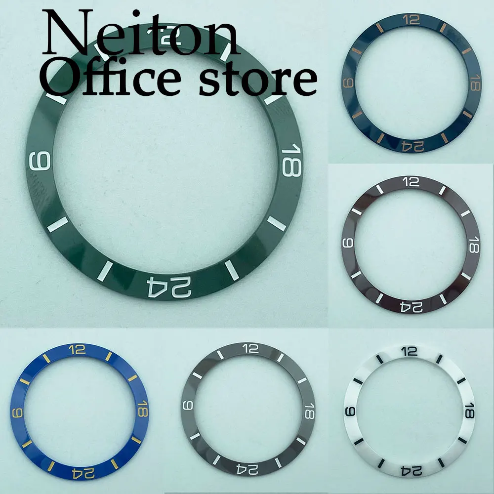 NEITON 38mm Ceramic Watch Bezel Insert Fit 40mm Watch Case