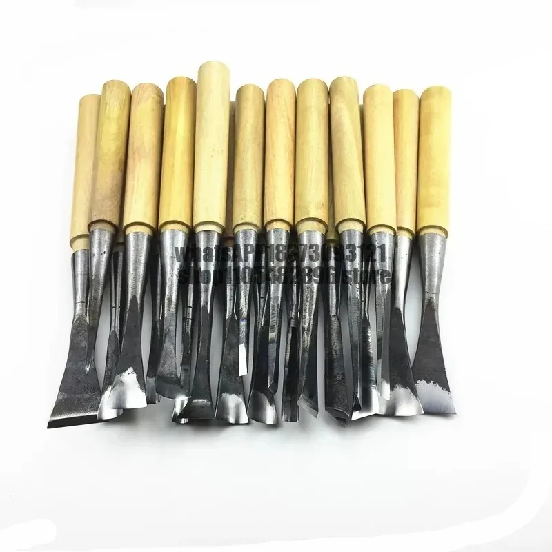 Hand Wood Carving Tools Chip 31pcs Detail Chisel / 31pcs General Chisel, Made And Ground By Hand