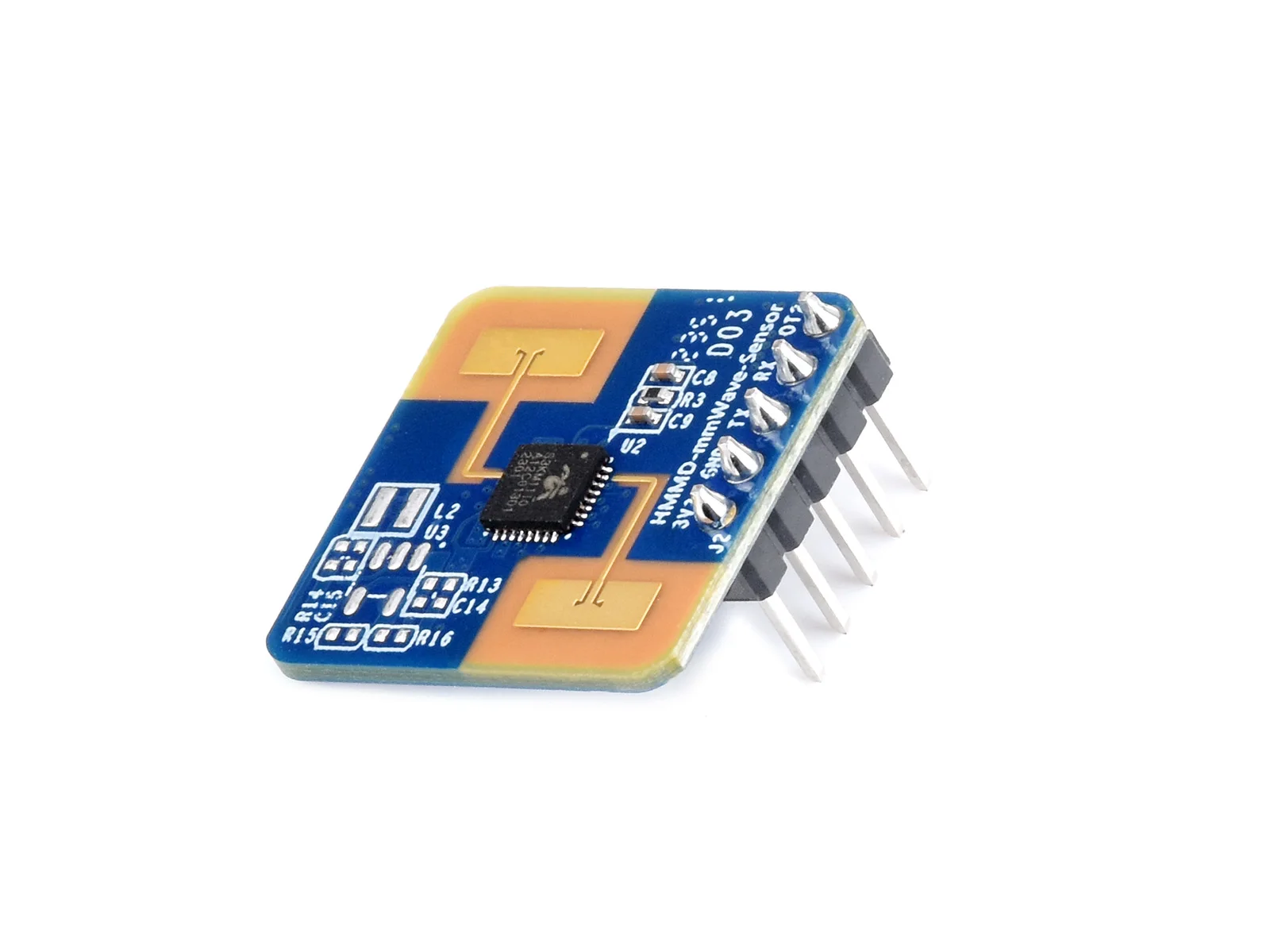 Waveshare Human Micro-Motion Detection mmWave Sensor, 24GHz mmWave Radar, Based On S3KM1110, Adopts FMCW Technology, for Arduino
