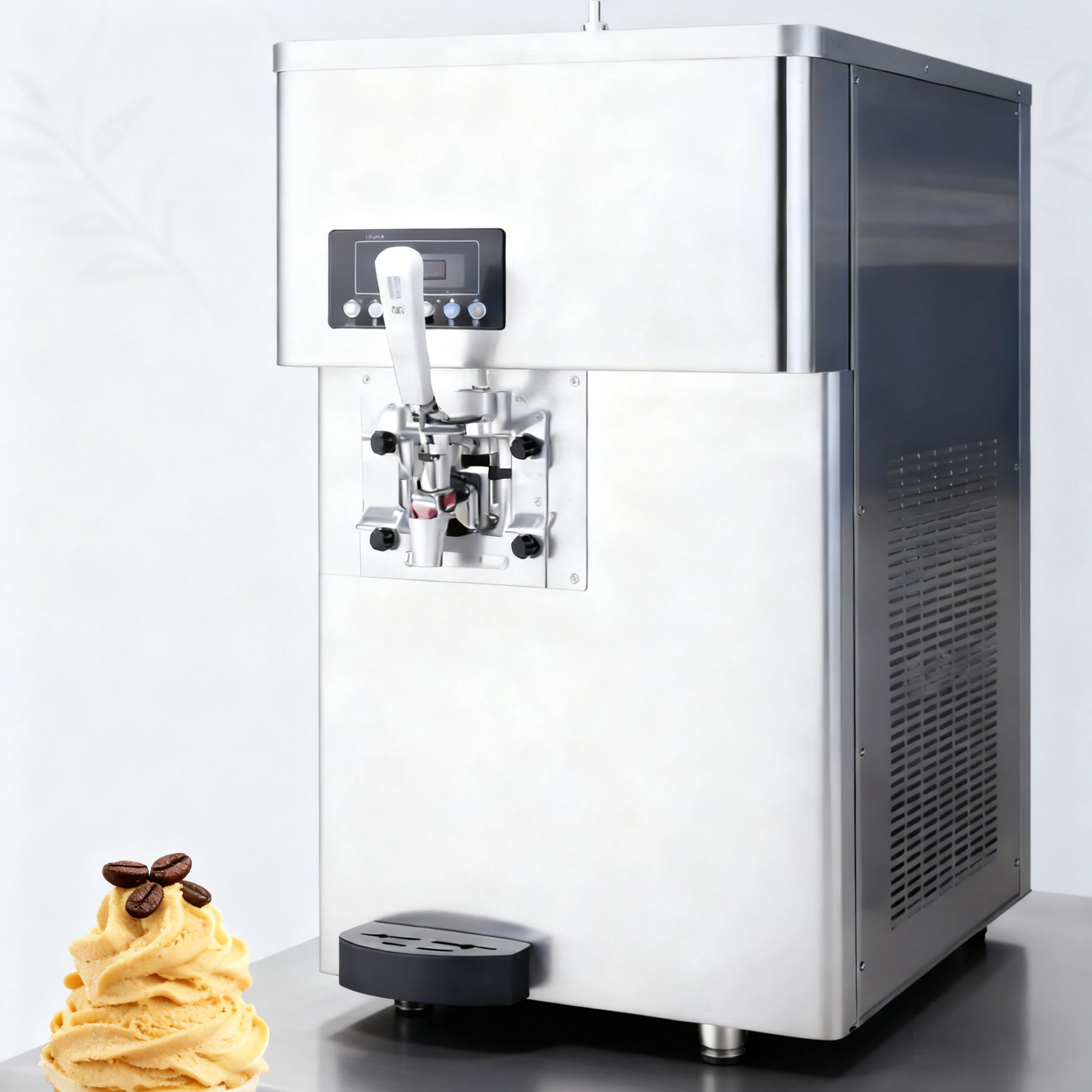 Commercial Machine Flavors  Ice Cream Soft Serve Large Output 2000w Compact For Ice Cream Shop Use Hot Sale