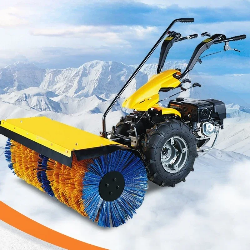 Hand-Pushed Fuel Snow Cleaner City Snow Removal Truck Road Snow Plow Efficient Winter Road Maintenance Equipment