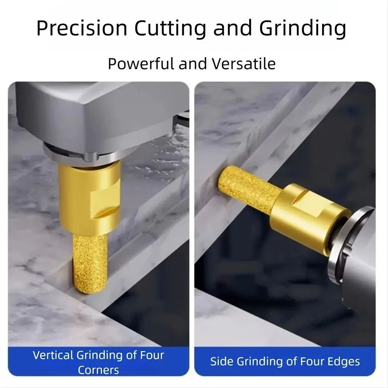 6 10 15mm M10 Diamond Grinding Head Hole Saw Brazing Wear-Resistant Angle Grinder Grinding Head Multipurpose High