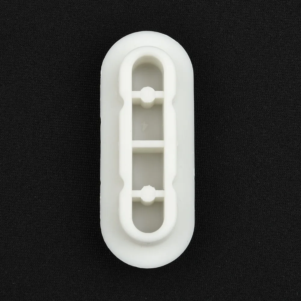 6Pcs/Set Universal Toilet Seat Buffers Pack EVA White Stop Bumper Shock Absorption Round Long Rubber Pad Toilet Cover Cushion