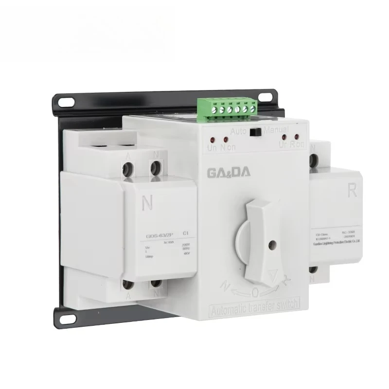 

Din Rail Automatic Transfer Switch for 230V AC Dual Power Supply Automatic Transfer Switch in AC Power System