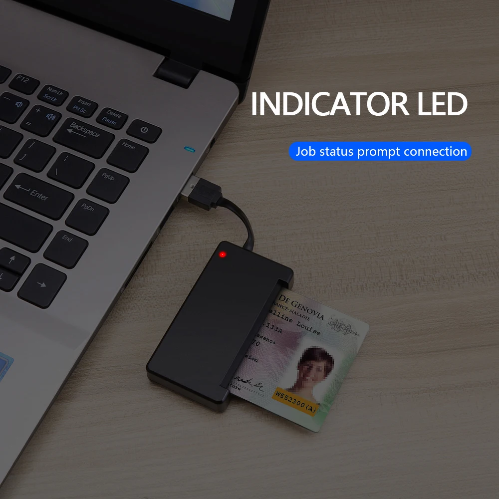 USB 2.0 smart Card Reader memory for ID Bank EMV Electronic DNIE dni citizen SIM Cloner TF Card Connector Adapter PC Computer