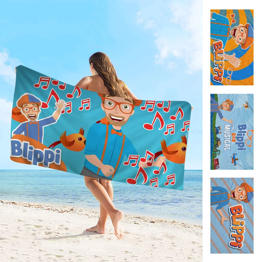 ABC Blippiing Musical Towel Microfiber Beach Towel Absorbent Quick dry Soft Yoga Swimming Resort Mountain Climbing Towel