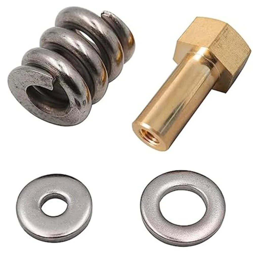 Spring Nut Assembly For Pentair CCP420 Pool Filter Includes 1 Brass Nut 1 Stainless Steel Spring 2 Stainless Steel Washers