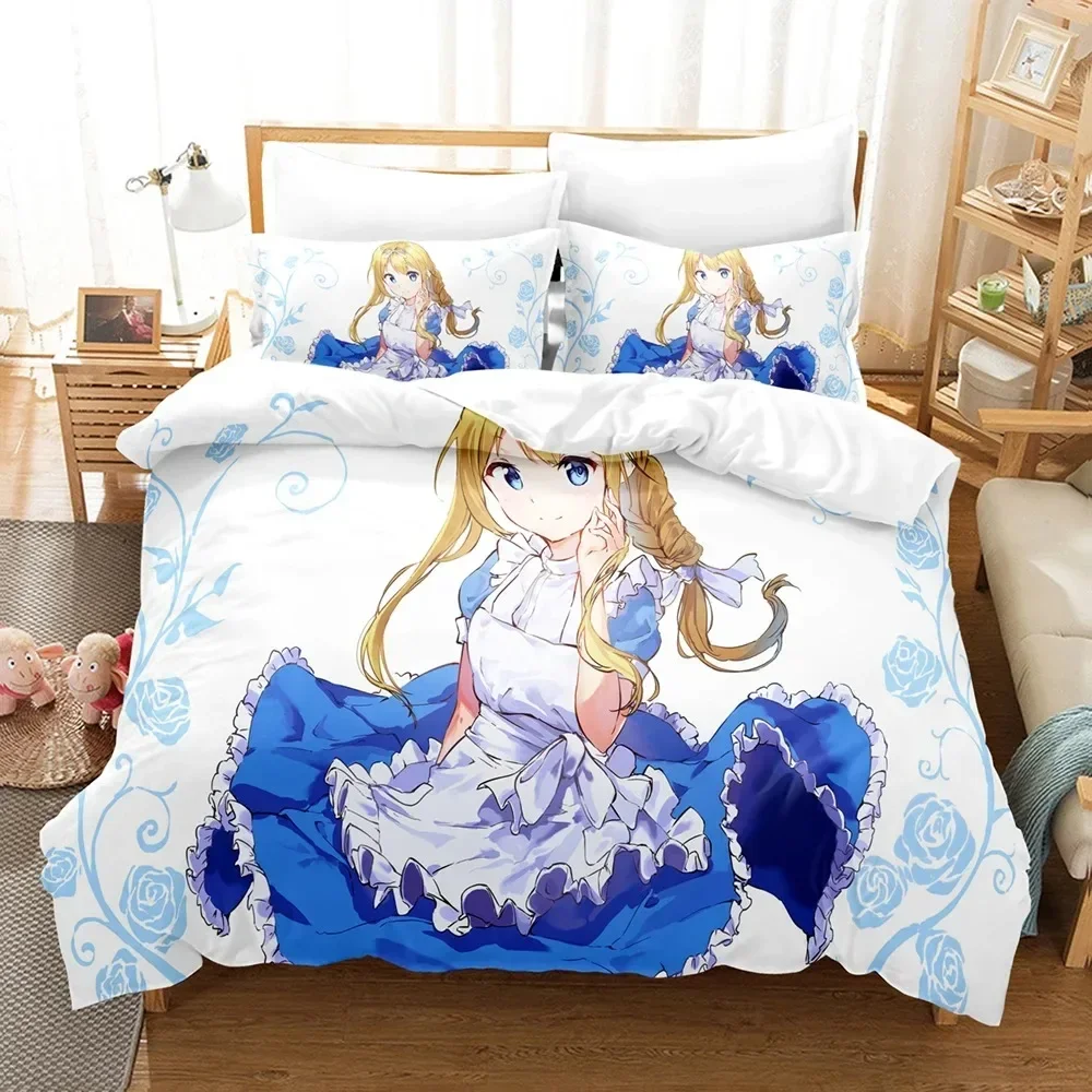 

3D Print Anime Sword God Domain Bedding Sets Duvet Cover Sets With Pillowcase Twin Full Queen King Bedclothes Bed Linen