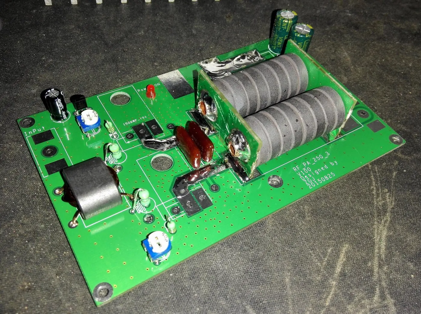 Imagem -04 - Linear Amador de Alta Frequência Amplificador de Potência rf Faça Você Mesmo Kits Estação de Rádio fm para Ssb cw Transceiver Intercom Ham 180w 315mhz hf