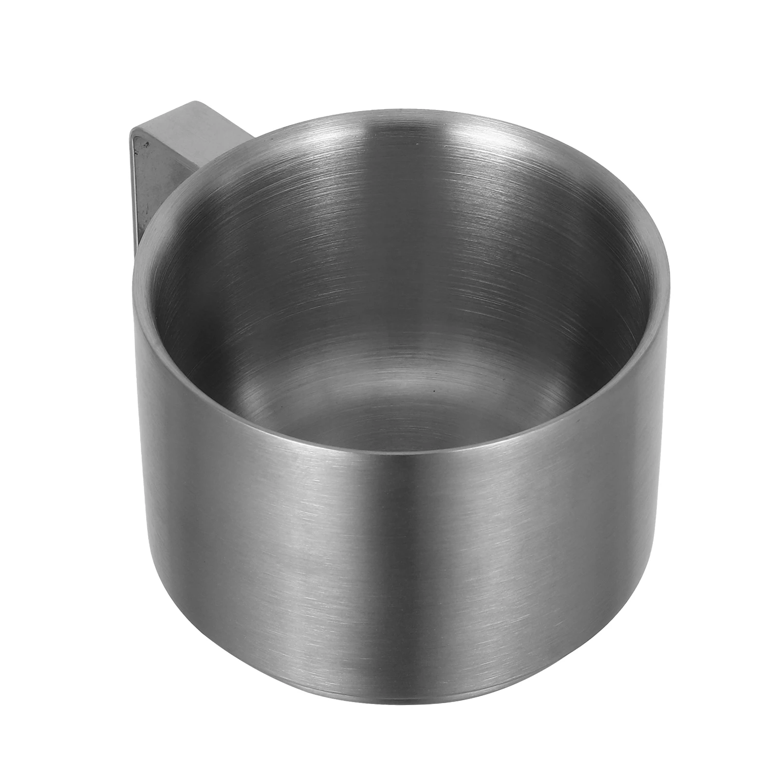 

Double Layer Insulated Coffee Cup 100Ml Stainless Steel Mug With Handle For Hot Drinks Small Portable Cup Kitchen Barware