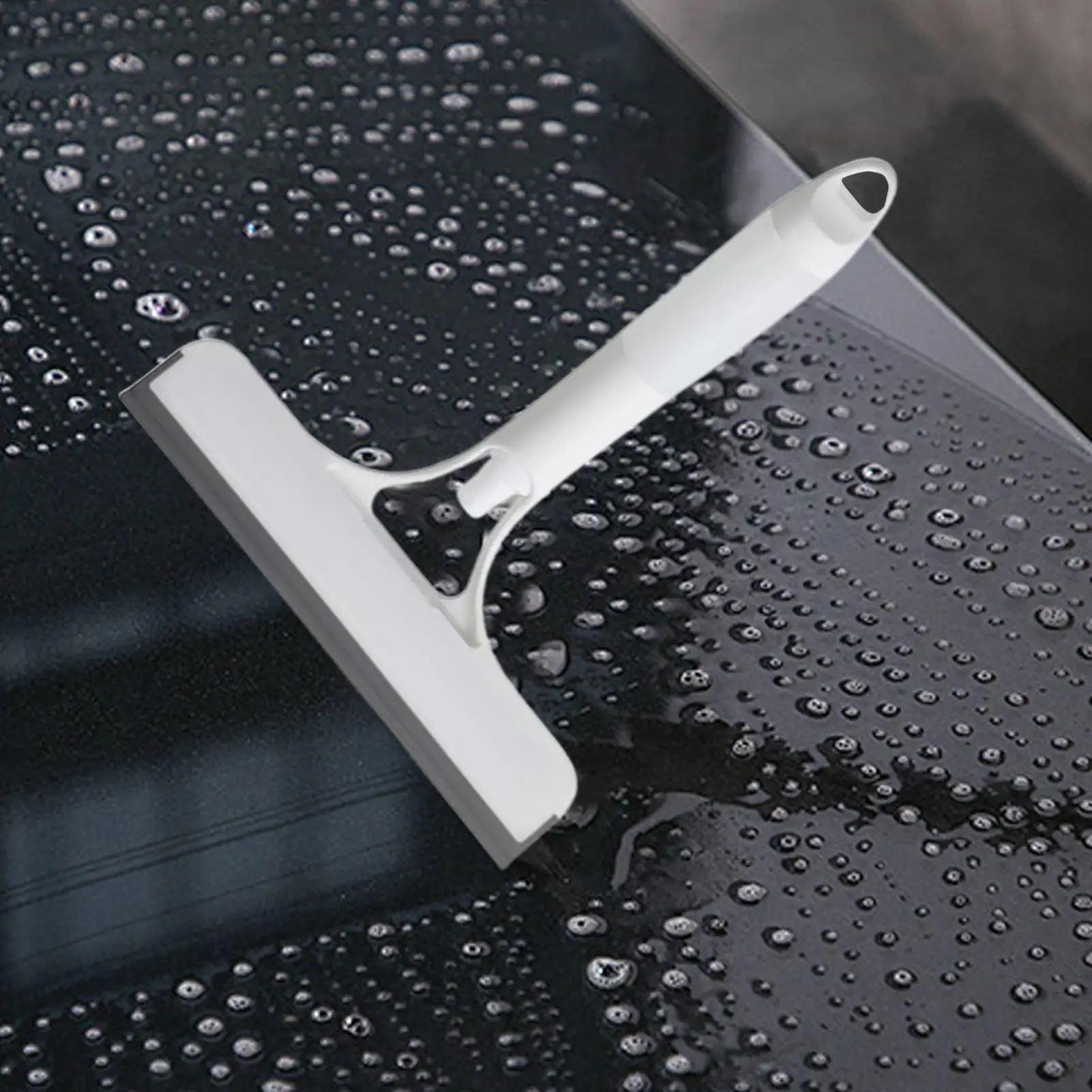 3-in-1-Fensterreinigungsschaber, Fensterabzieher mit Spray und ergonomischem Griff für Dusche, Glas, Fliesen, Spiegel, Auto, Zuhause, Küche