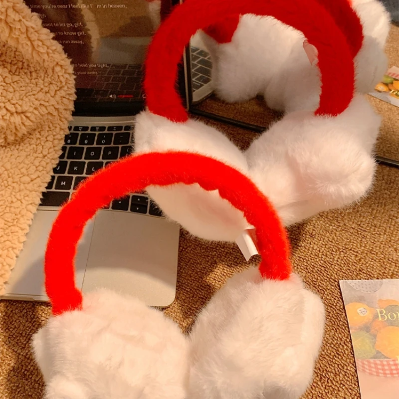 جديد مطرز مرحبا كيتي لطيف أفخم الأذن يفشل شتاء دافئ سدادات حماية الأذن مكافحة تجميد غطاء للأذنين الدراجات الأذن الحرس هدية