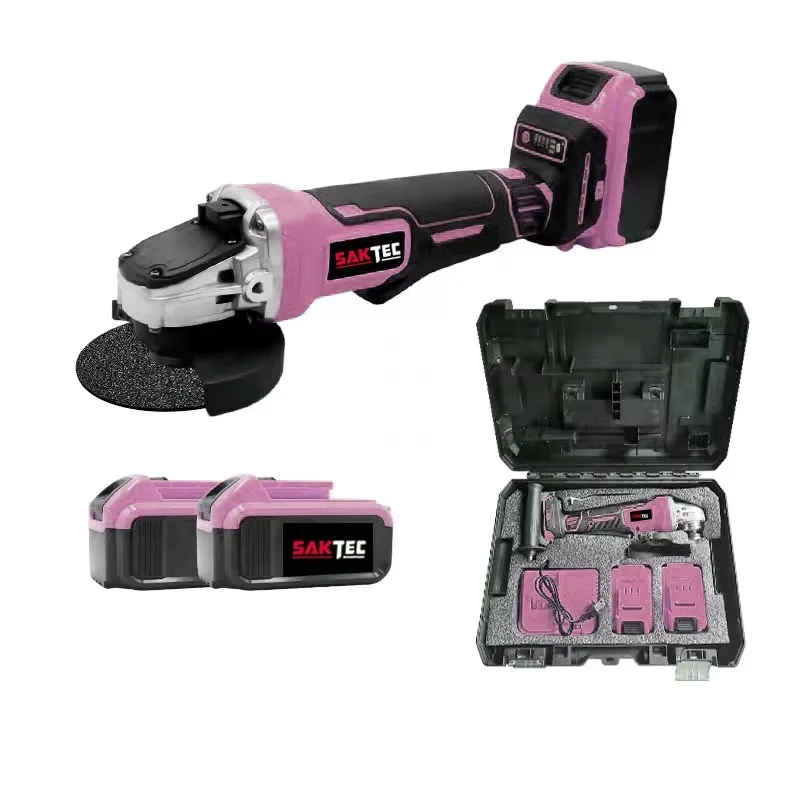 18V Cordless Brushless Grinding Cutting Tools Li-ion Battery Mini Iron Small Angle Wireless Grinder Machine