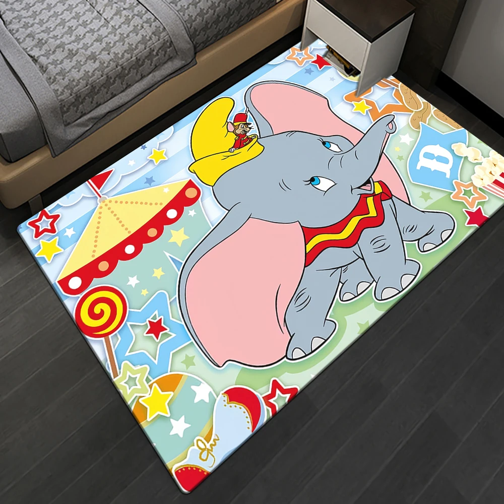 Dumbo Cute HD Printed Carpet.Living Room Mats Sofa Coffee Table Large Area Rug,office,Kitchen,Bathroom,Balcony Carpets,DoorMat