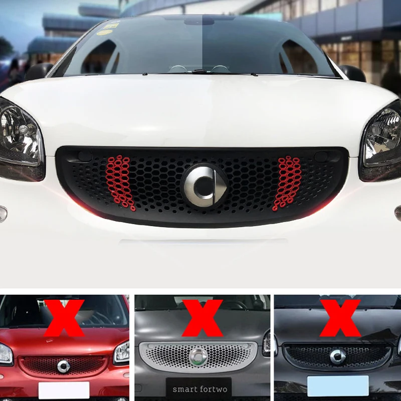 Car Interior Modification Decoration Cover Rearview Mirror Window Trim Sticker Exterior Accessories For Smart 453 Fortwo Forfour view 5