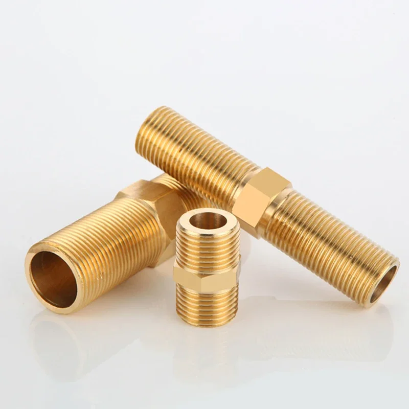 10 قطعة 1/2 "3/4" النحاس عرافة الحلمة وصلة أنابيب BSP ذكر الموضوع محول سريع مقرنة مدخل الأنابيب المشتركة الملحقات