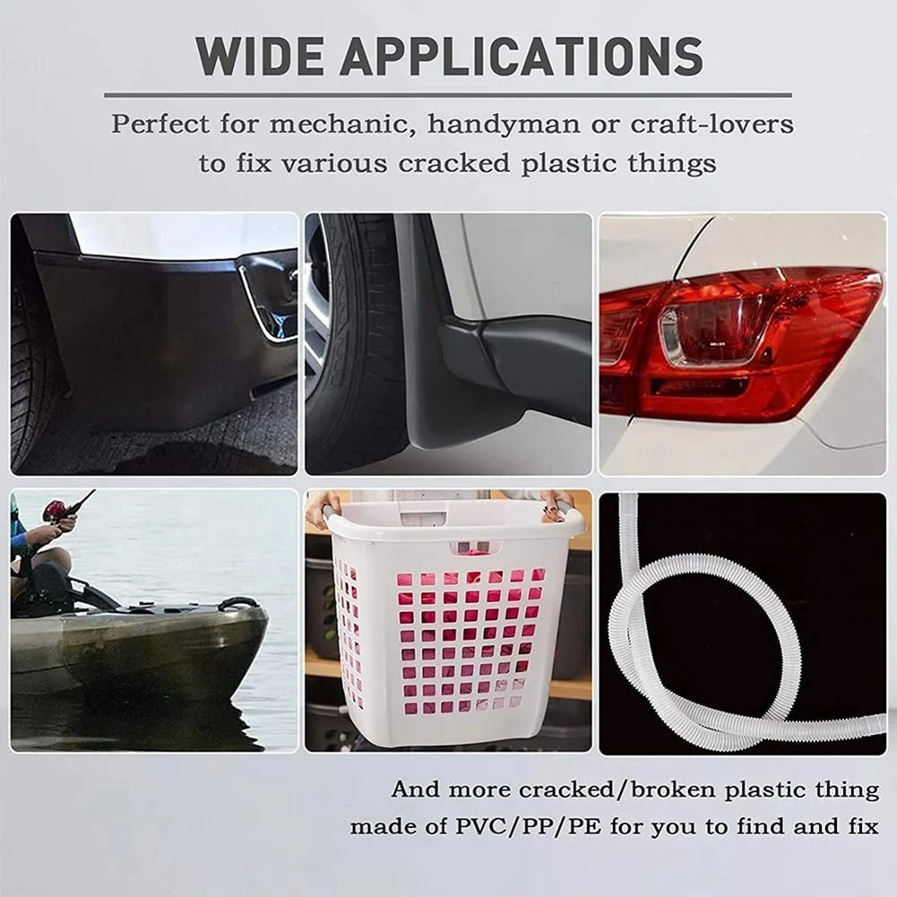 Bacchette per saldatura In plastica da 56 pezzi-7 tipi di plastica per saldatura (PP PU ABS PE TPO PA PC) riscaldamento saldatura per saldatore In plastica 2 In 1