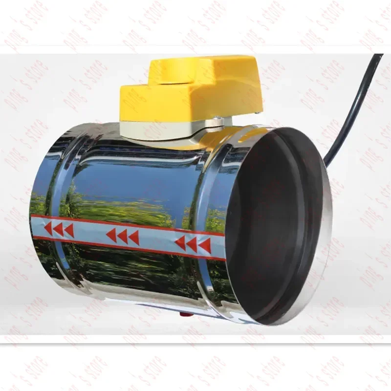 3 Positions 220V - Motorized Damper 4N HVAC Ducting Motorised Air Vent Diameter  80125 150 200 Mm