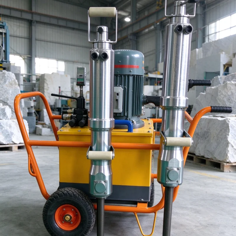 OEM Factory Hydraulic Stone Rock Splitter Splitting Wedge, Concrete Rock Breaking Tool for Quarry Mining Demolition Work