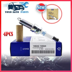 4pcs18846-10060 SILZKR6B10E Iridium Spark Plug For Hyundai I30 Accent Veloster Solaris Kia Rio Soul 1884610060 SILZKR6B-10E