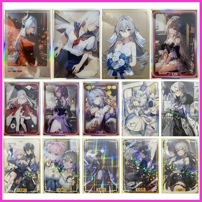 Anime Goddess Story Rare SP HR UR CP LGR Refraction Collectible Cards Shenhe Trailblazer Kafka Toys for boys Birthday Present