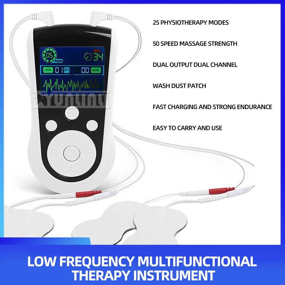 

Pulse EMS Machine Electric TENS Muscle Stimulator Body Massage Relax Pain Relief Rechargeable Acupuncture Health Care Machine