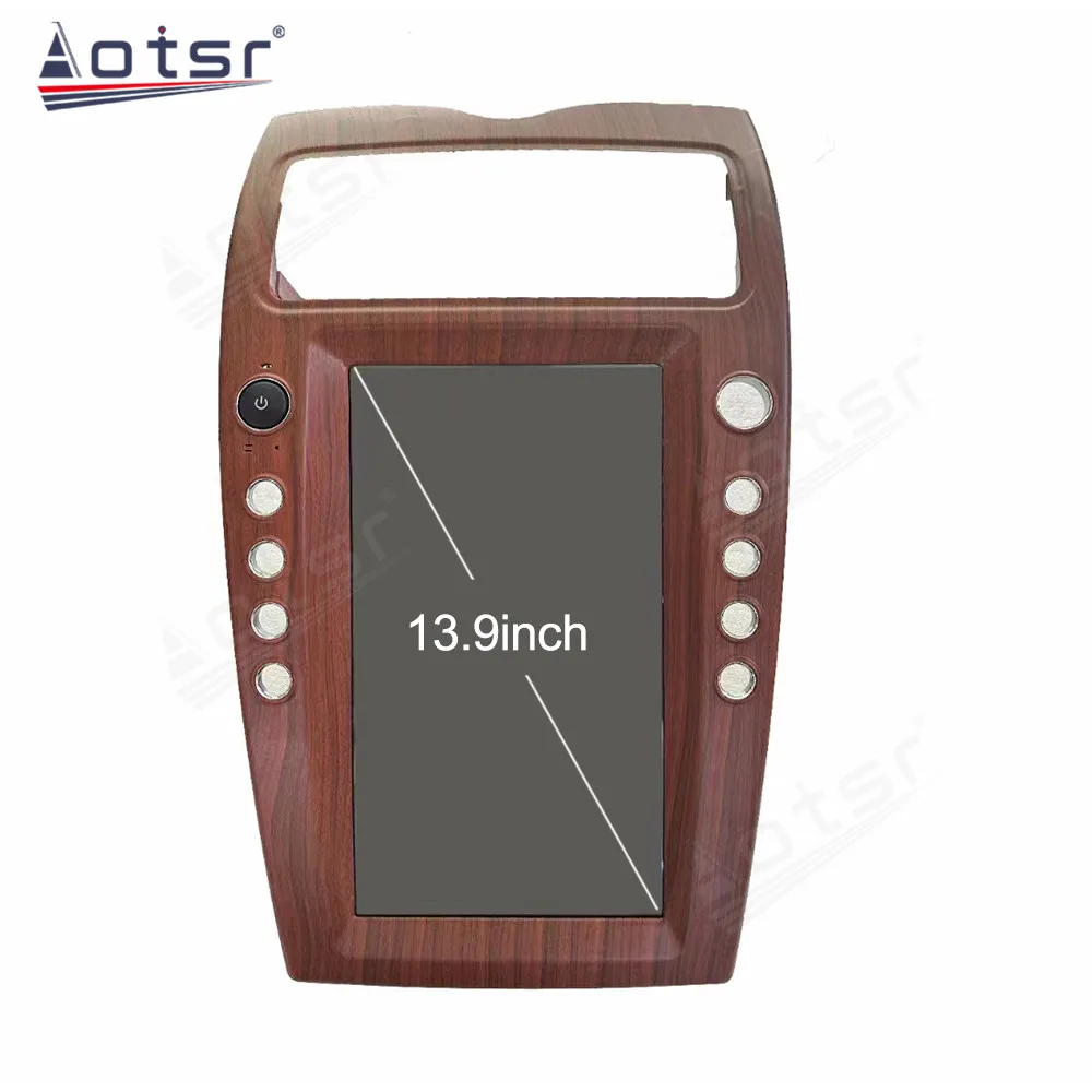 Android 11 13.9‘’ QualcommFor Maserati QP Quattroporte 2004-2012 Tesla Radio Car GPS Navigation Multimedia Player Tape Recorder