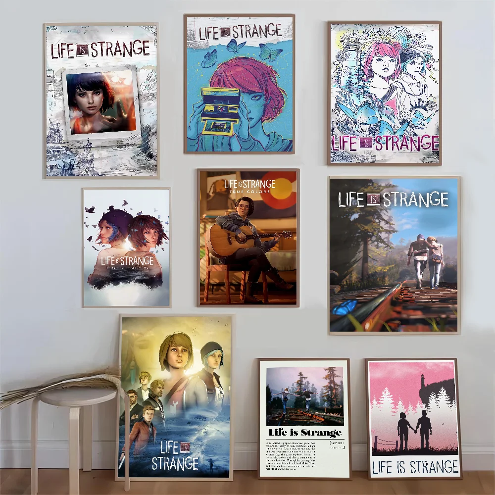 Life is Strange 2 Before the Storm Video Game Anime Posters Sticky Whitepaper Sticker DIY Room Bar Cafe Kawaii Room Decor