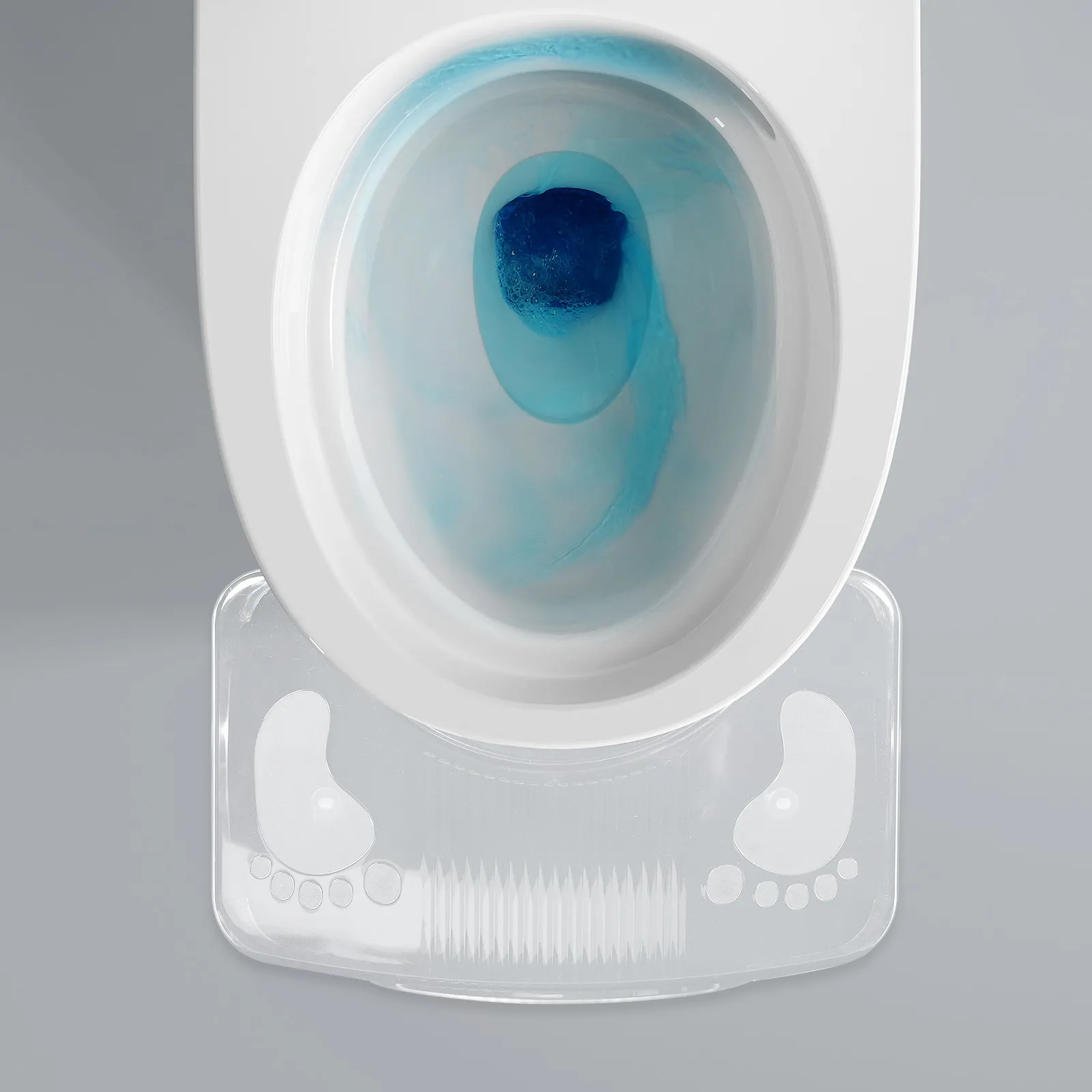 

Прозрачная нескользящая складная подставка для унитаза, маленькая складная подставка для ног для дома, для приучения к горшку, аксессуар для ванной комнаты