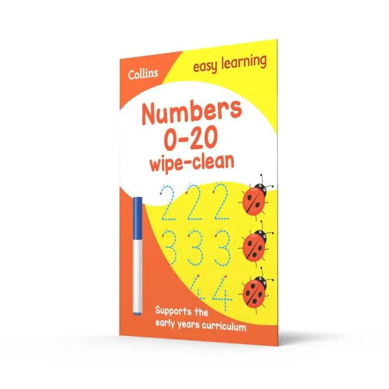 

Collins Легкое обучение дошкольных номеров 020 лет 35 Книга для протирания и чистки Collins Harper Collins Великобритания 9780008212957 Книга