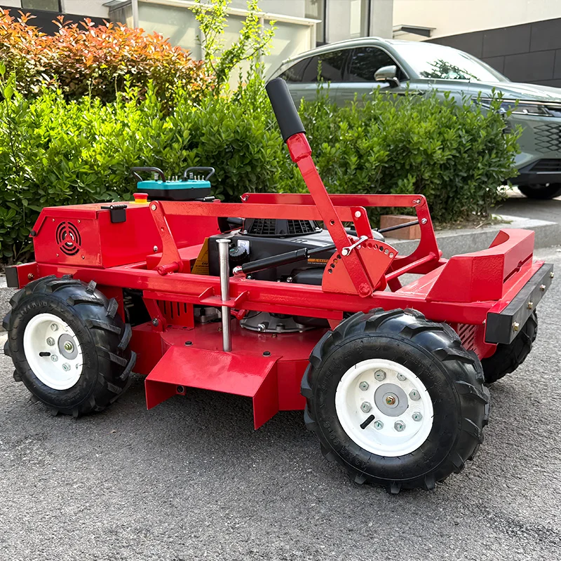 Customized small, new type of intelligent remote control lawn mower for home use, professionally designed