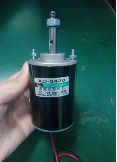 

НОВЫЙ XD-3420 30 Вт двигатель постоянного тока с высоким крутящим моментом 12 В/24 В двигатель с постоянным магнитом мини двигатель постоянного тока DIY двигатель-генератор по часовой/против часовой стрелки с кронштейном