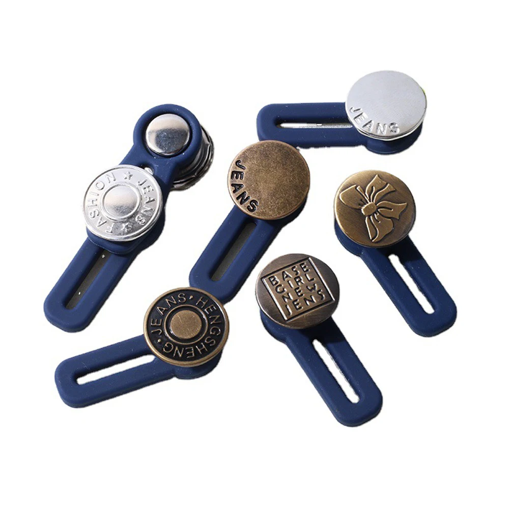 1PC Adjustable Clothing Letter Bow Star Jeans Extended Button Retractable Buckle Buttons Waistline Increase Waist Fastener